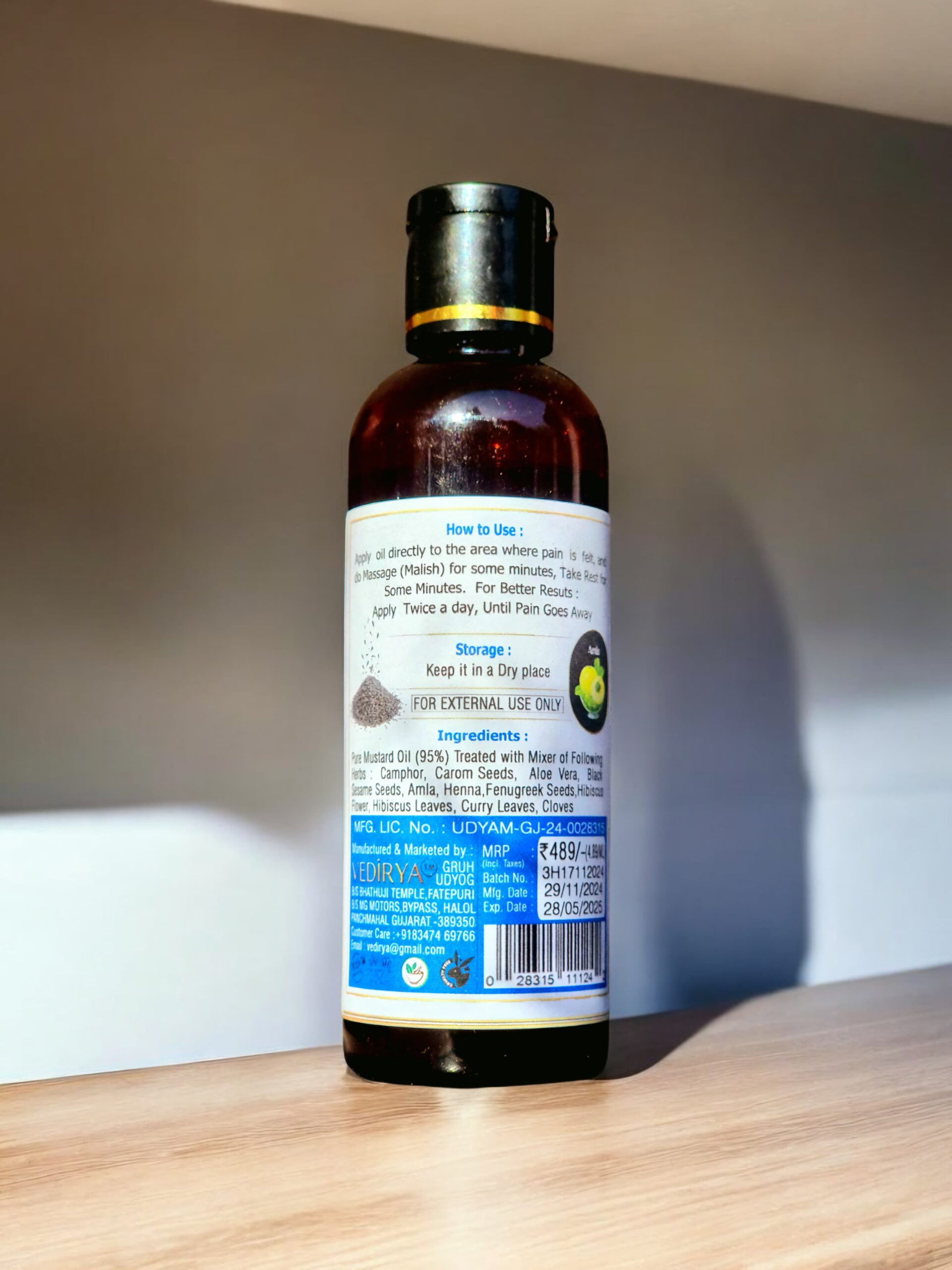 - Relieves Pain Effectively - Best for Joint Pains - Soothes Sore Muscles - Promotes Relaxation